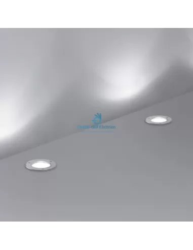 Ideallux 032825 Park pt1 ampoule ronde nickel moyen 1 x 60 W E27 240 V